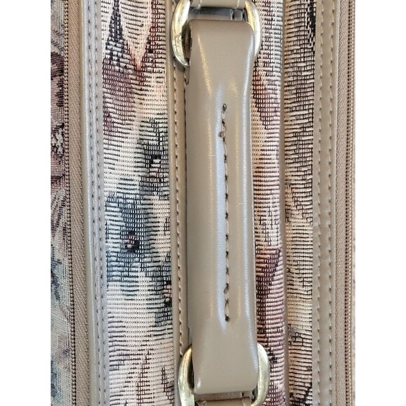 Vintage Diane Von Furstenburg Tapestry Carry-On Luggage Overnight Suitcase EUC - Picture 13 of 16